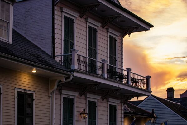 a house with a balcony